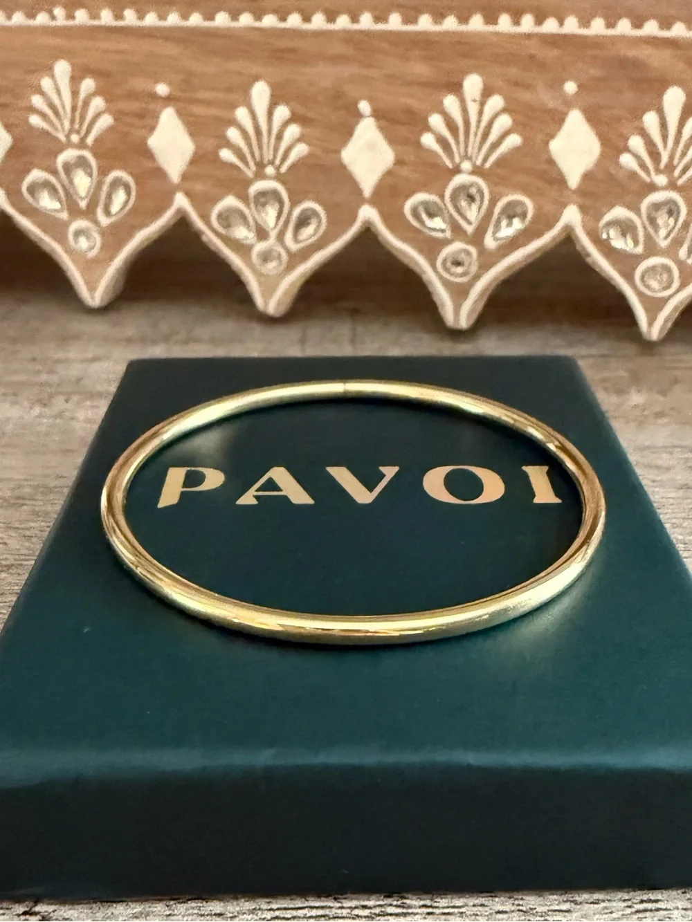 Pavoi Malta Stacking Bangle Bracelet. Size Small-Medium. Brand New!